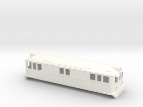 Swedish SJ electric locomotive type D - H0-scale in White Processed Versatile Plastic