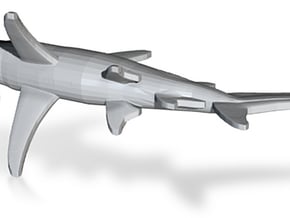 Hammerhead shark in Tan Fine Detail Plastic