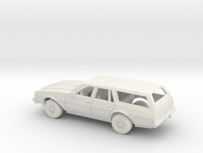 1/25 1977-78 Chevrolet Impala Station Wagon Kit in White Natural Versatile Plastic
