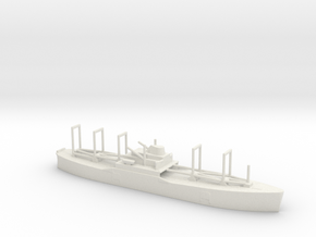 1/1800 Scale USS Comet T-AKR-7 in White Natural Versatile Plastic