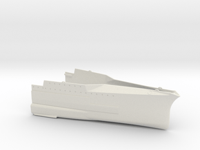 1/350 1919 US Small Battleship Design A7 Bow in White Natural Versatile Plastic