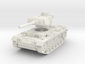Panzer III L 1/32 in White Natural Versatile Plastic