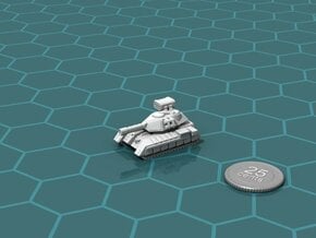 Terran Main Battle Tank, 1-piece. in White Natural Versatile Plastic