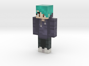 Wyntr Mixer Teal Steve Model | Minecraft toy in Natural Full Color Sandstone