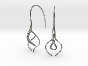 Ava earring pair in Polished Silver
