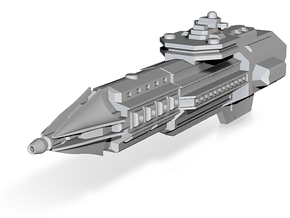 Dominion Class Heavy Cruiser - Without turrets in Tan Fine Detail Plastic