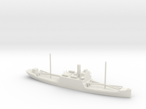 1/1250 Scale 3525 Ton Steel Cargo Ship Lake A Desi in White Natural Versatile Plastic