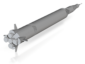 1:600 Minaiture NASA Saturn V Rocket in Tan Fine Detail Plastic
