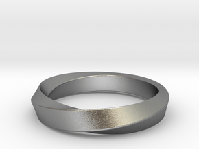 iRiffle Mobius Narrow Ring I（Size 13) in Natural Silver