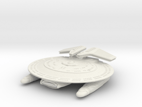 Federation Wilson Class AII refit  BattleCruiser in White Natural Versatile Plastic