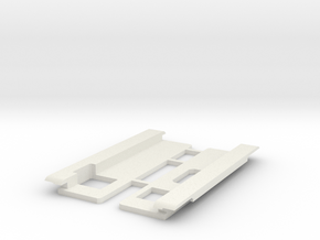 USB Sidecar for MiSTer Case Panels (2/2) (v1.2) in White Natural Versatile Plastic