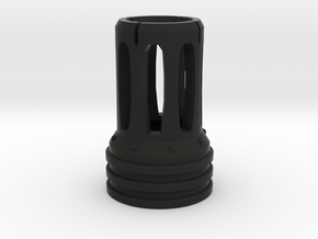 Flame Suppressor for Nerf N-Strike Modulus in Black Natural Versatile Plastic