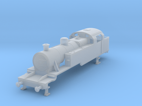 b-148fs-lms-fowler-2-6-2t-loco-late in Smooth Fine Detail Plastic