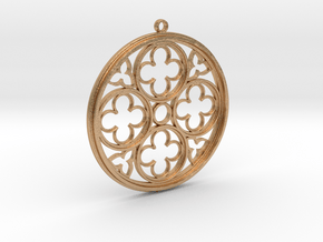  gotic pendant  in Natural Bronze