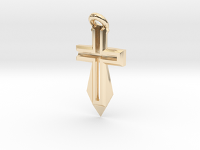 CrossSword v1.0.1 in 14K Yellow Gold