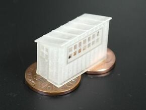 Scale House N scale (1/160) in Tan Fine Detail Plastic