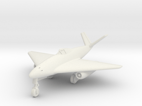 (1:144) Messerschmitt Me 262 V-tail Delta in White Natural Versatile Plastic