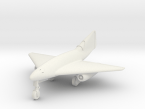 (1:144) Messerschmitt Me 262 Tailless Delta in White Natural Versatile Plastic