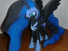 My Little Pony - Nightmare Moon (≈70mm tall) in Full Color Sandstone