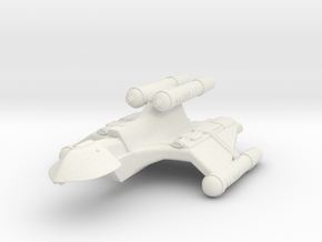 3788 Scale Romulan FlameHawk+ Mauler MGL in White Natural Versatile Plastic