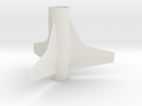 Aerobotix custom fin unit #1 for BT-55 in White Natural Versatile Plastic
