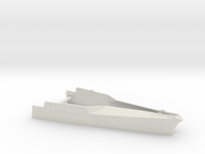 1/350 1919 US Small Battleship Design A7 Bow Water in White Natural Versatile Plastic