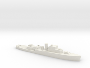 HMS Grimsby 1:3000 WW2 escort sloop in White Natural Versatile Plastic