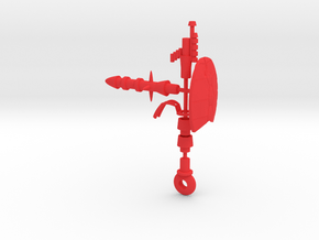 Welch Weapon Set in Red Processed Versatile Plastic