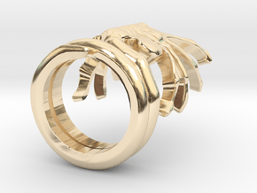 ALIENS Facehugger Ring in 14k Gold Plated Brass: 4.5 / 47.75