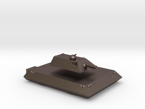 Tiger Heavy Grav Tank 15mm in Polished Bronzed-Silver Steel