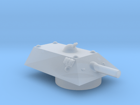 Tiger Heavy Grav Tank Turret 15mm in Smoothest Fine Detail Plastic