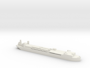 1/1250 Scale USNS Mercy Hospital Ship T-AHS-19 in White Natural Versatile Plastic