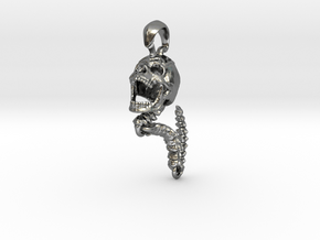 Skull Pendant | Clone in Polished Silver (Interlocking Parts)