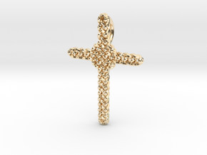 Celtic Cross Pendant - Christian Jewelry in 14k Gold Plated Brass