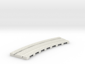 p-14stw-curve-tram-long-204r-plus-w-1a in White Natural Versatile Plastic