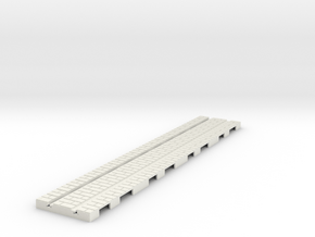 p-14st-straight-tram-long-1a in White Natural Versatile Plastic