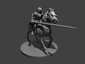 Human Cavalier 2 in Smooth Fine Detail Plastic