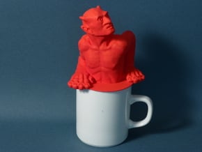 The Standard Coffee Mug Devil  in Red Processed Versatile Plastic