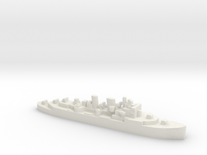 HMCS Prince Robert 1:3000 WW2 AA cruiser in White Natural Versatile Plastic