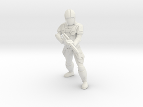 Sith Trooper with Carbine 1 in White Natural Versatile Plastic