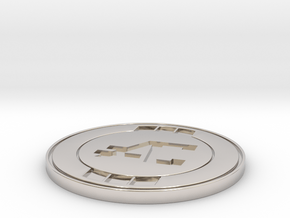 Apex Coin/Season 1 - Challenge Coin  in Rhodium Plated Brass