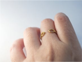 The Spark Ring in Polished Brass: 5.25 / 49.625