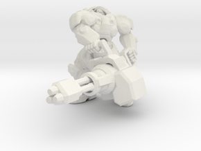 1/60 Terran Hero Soldier Tychus starcraft miniatur in White Natural Versatile Plastic