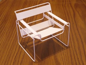 Wassily Chair 3.7" tall in White Natural Versatile Plastic