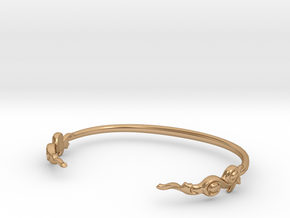 Grace Cuff Bracelet in Polished Bronze: Extra Small