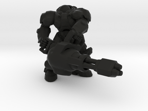 Starcraft Marine Chain Gun 1/60 miniature gamesRPG in Black Premium Versatile Plastic