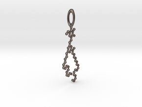 MGDG pendant in Polished Bronzed-Silver Steel