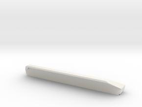 Earth Shaker Front Bed detail in White Natural Versatile Plastic: 1:10