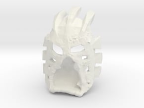 Bionicle Memes Melt Steel Beams Mask in White Natural Versatile Plastic