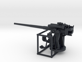 1/87 IJN Type 10 120mm Dual Purpose Gun in Black PA12